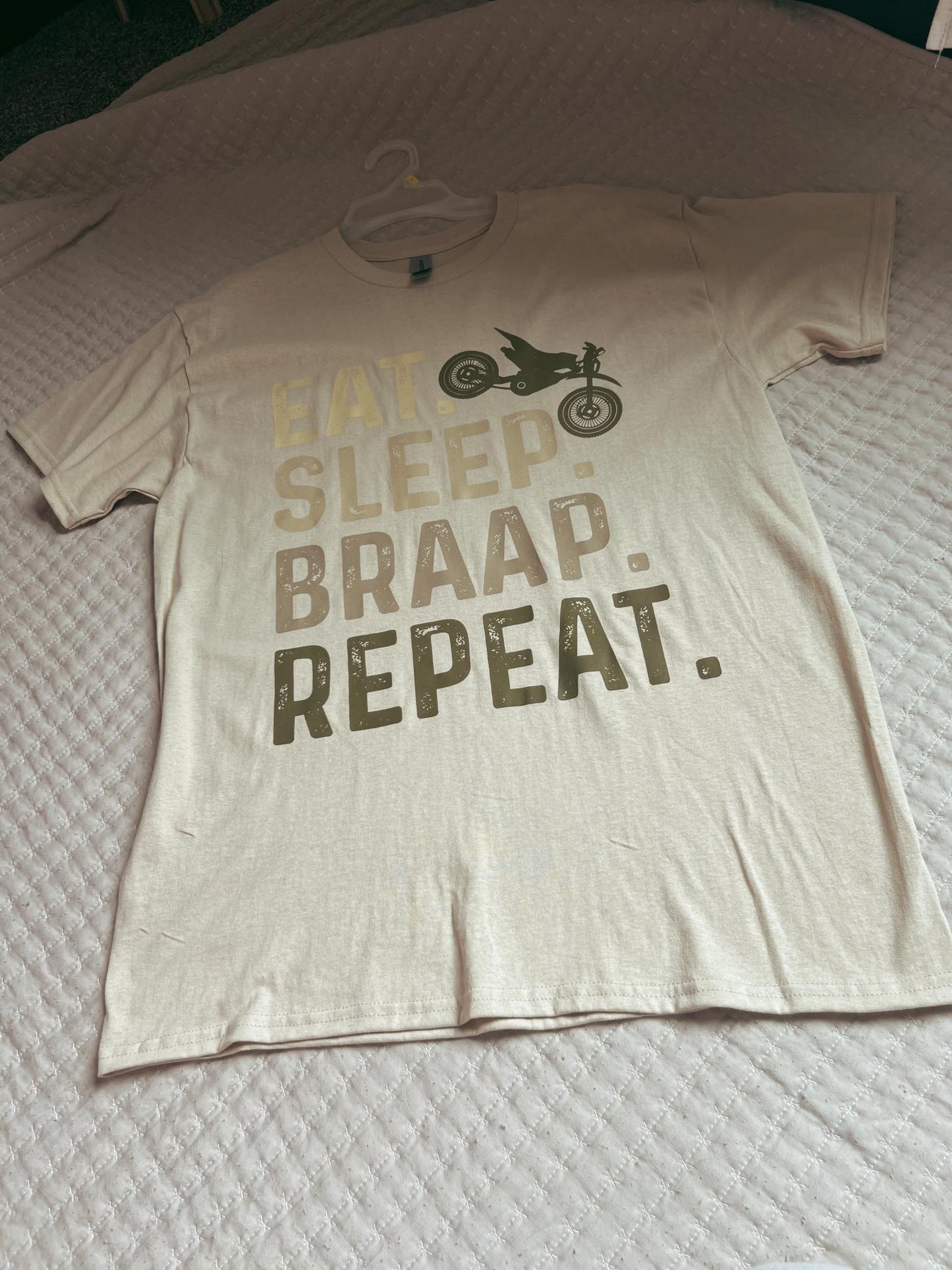 Eat. Sleep. Braap. Repeat Tee