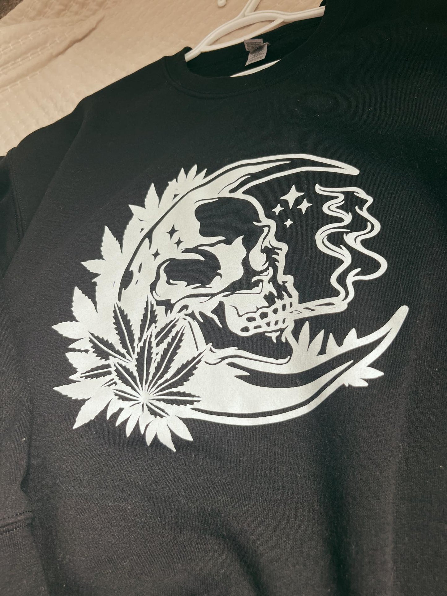 Smoking Skull Crewneck