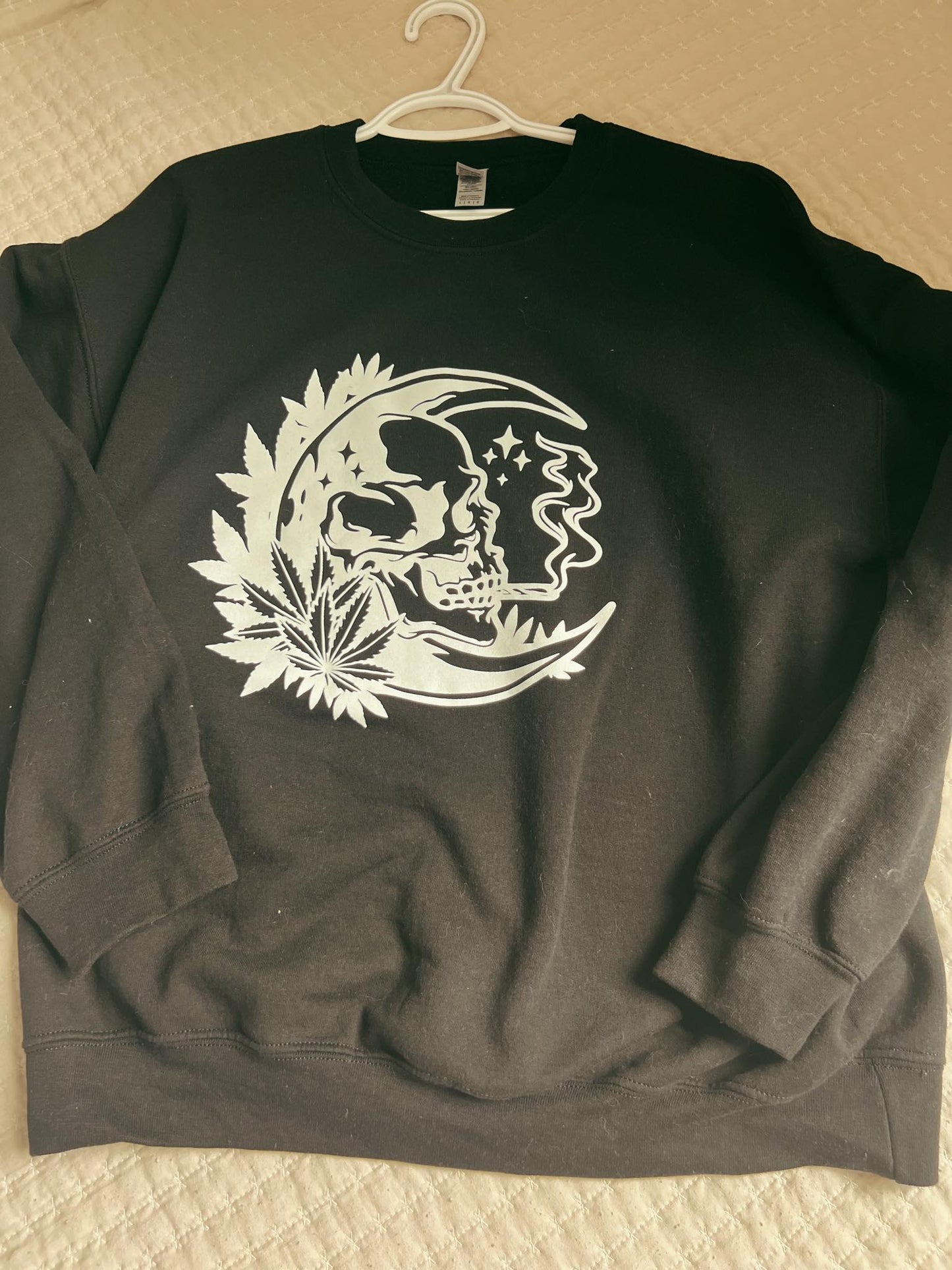 Smoking Skull Crewneck