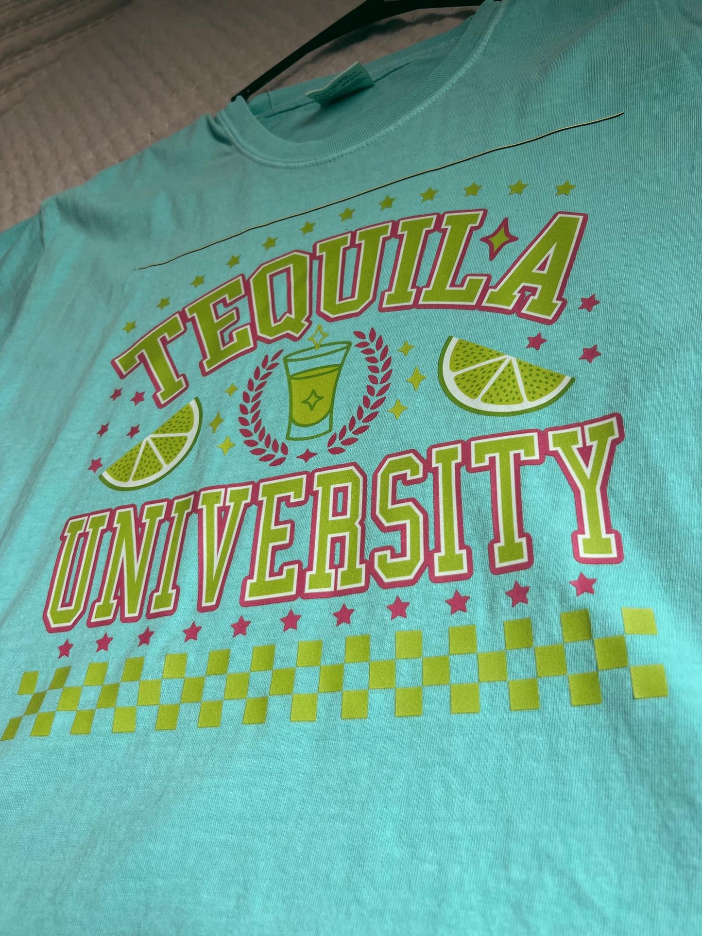 Tequila University Cropped Tee DEFECT